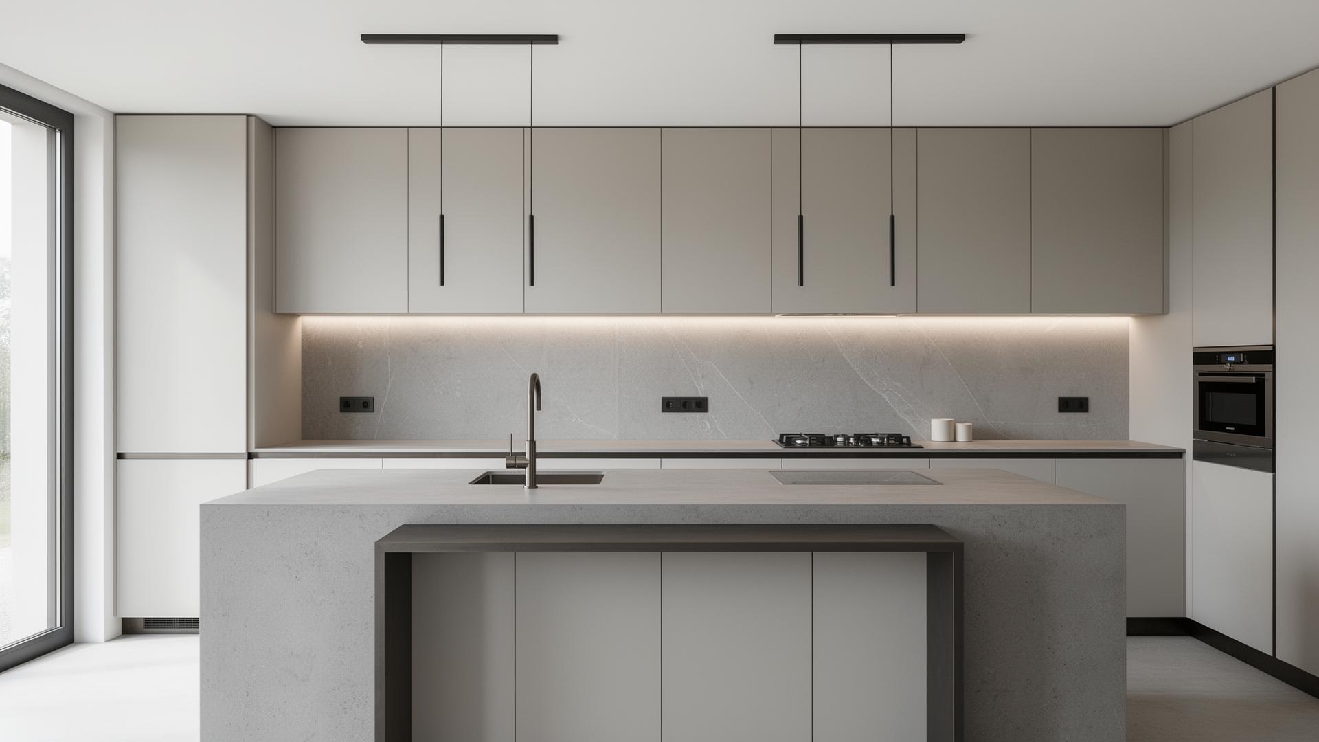 European Minimalist kitchen