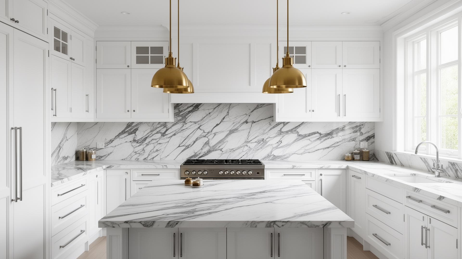 Luxury White kitchen