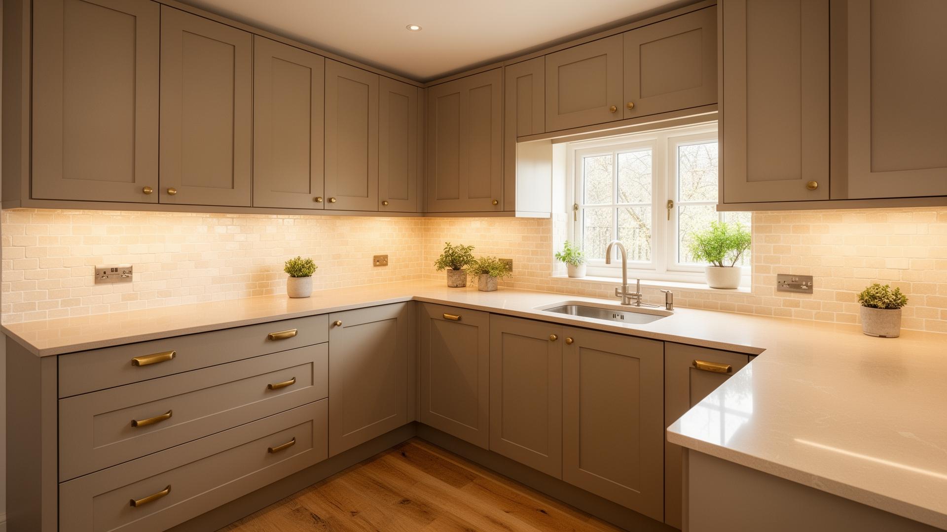 Warm Contemporary kitchen